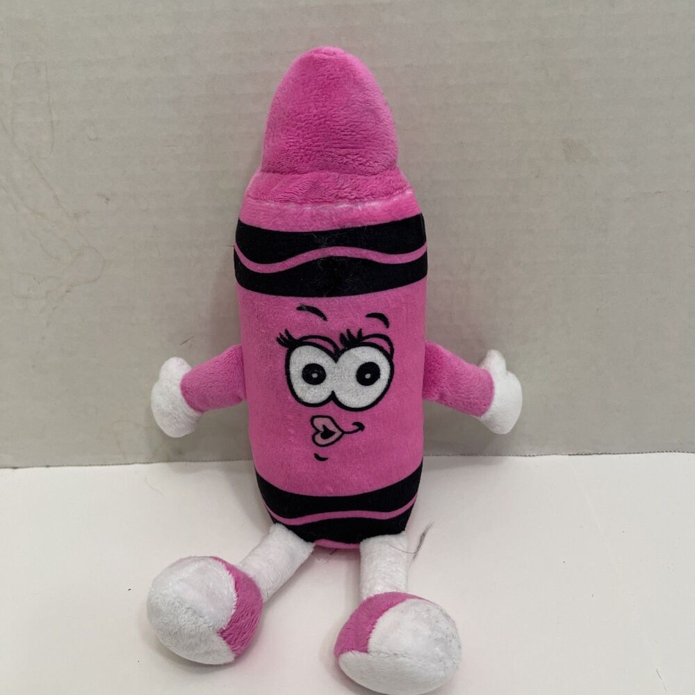 Hallmark Crayola SOFT PINK CRAYON CHARACTER 11" Plush STUFFED ANIMAL TOY